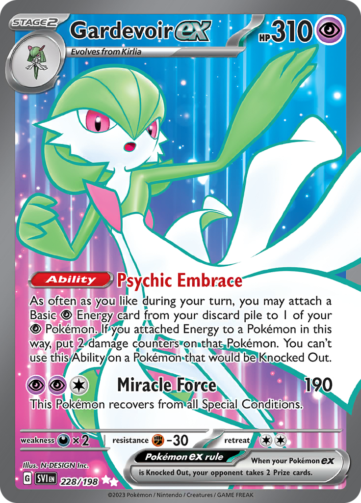 Gardevoir ex - #228/198 - Pokémon Scarlet & Violet - Scarlet & Violet