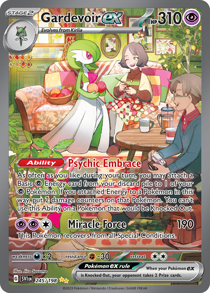 Gardevoir ex - #245/198 - Pokémon Scarlet & Violet - Scarlet & Violet