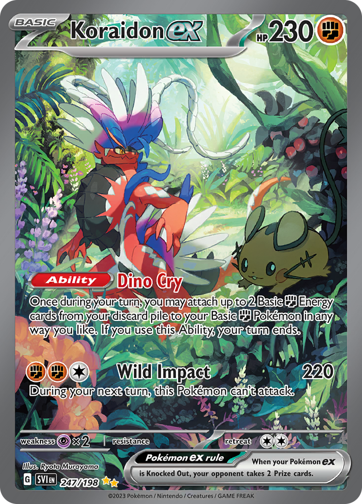 Koraidon ex - #247/198 - Pokémon Scarlet & Violet - Scarlet & Violet