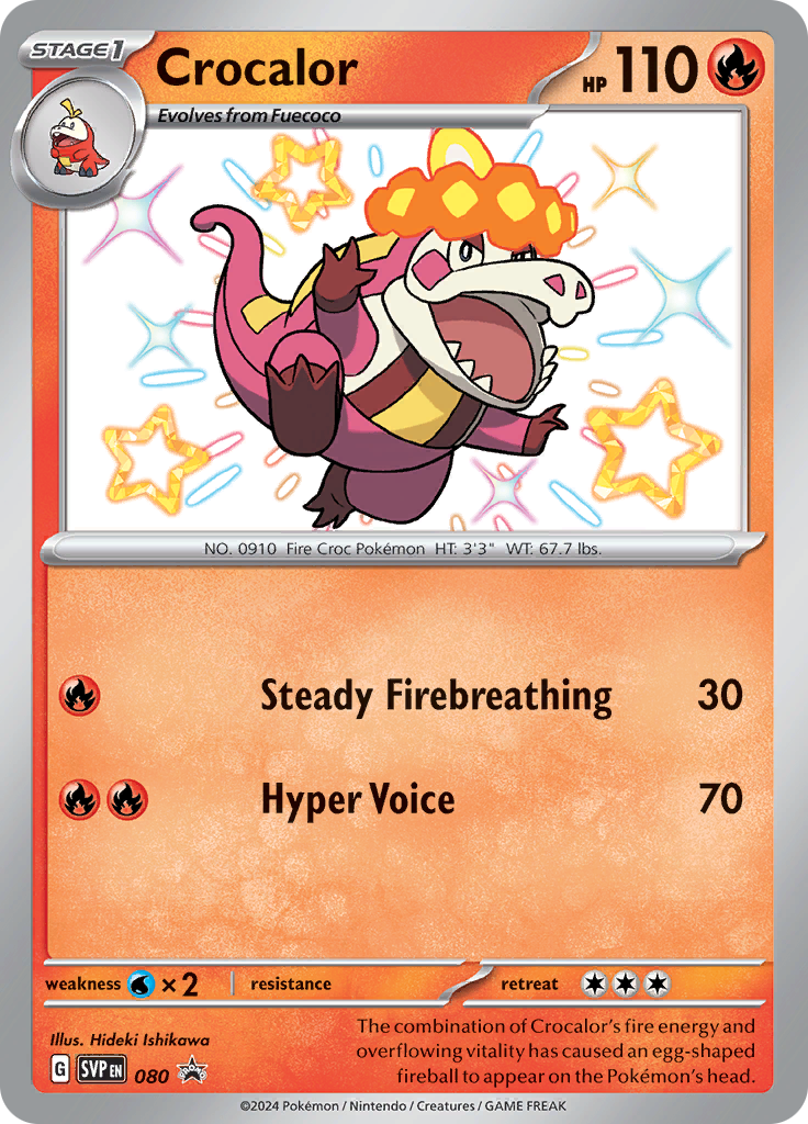 Crocalor - #SVP80 - Pokémon Scarlet & Violet - Promo
