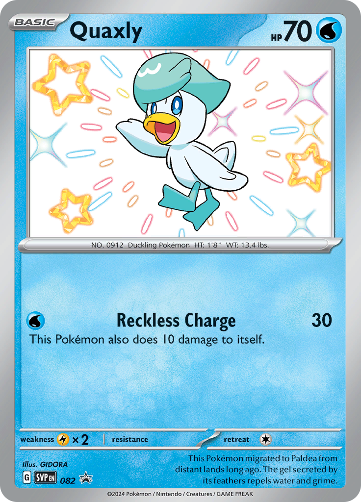 Quaxly - #SVP82 - Pokémon Scarlet & Violet - Promo
