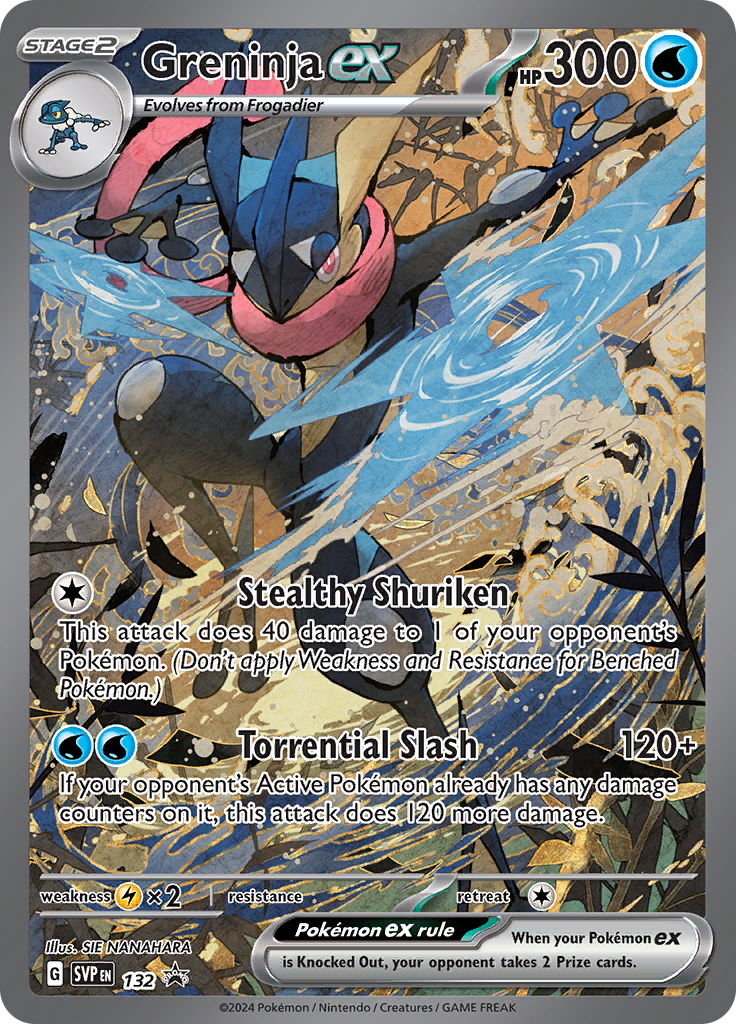 Greninja ex - #SVP132 - Pokémon Scarlet & Violet - Promo