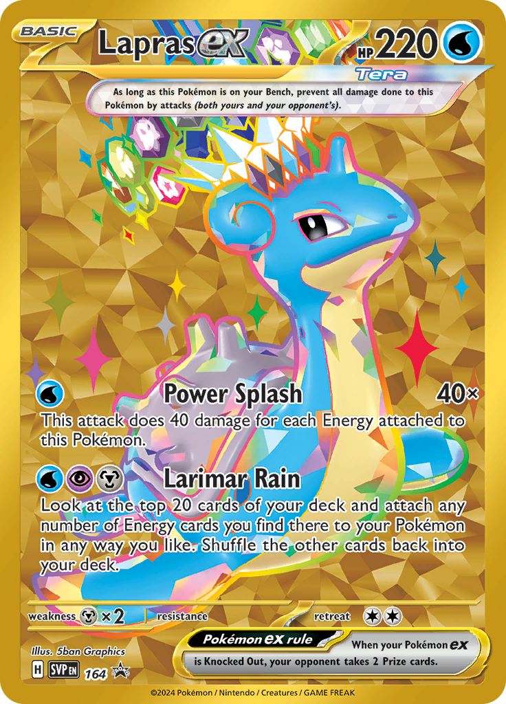 Lapras ex - #SVP164 - Pokémon Scarlet & Violet - Promo