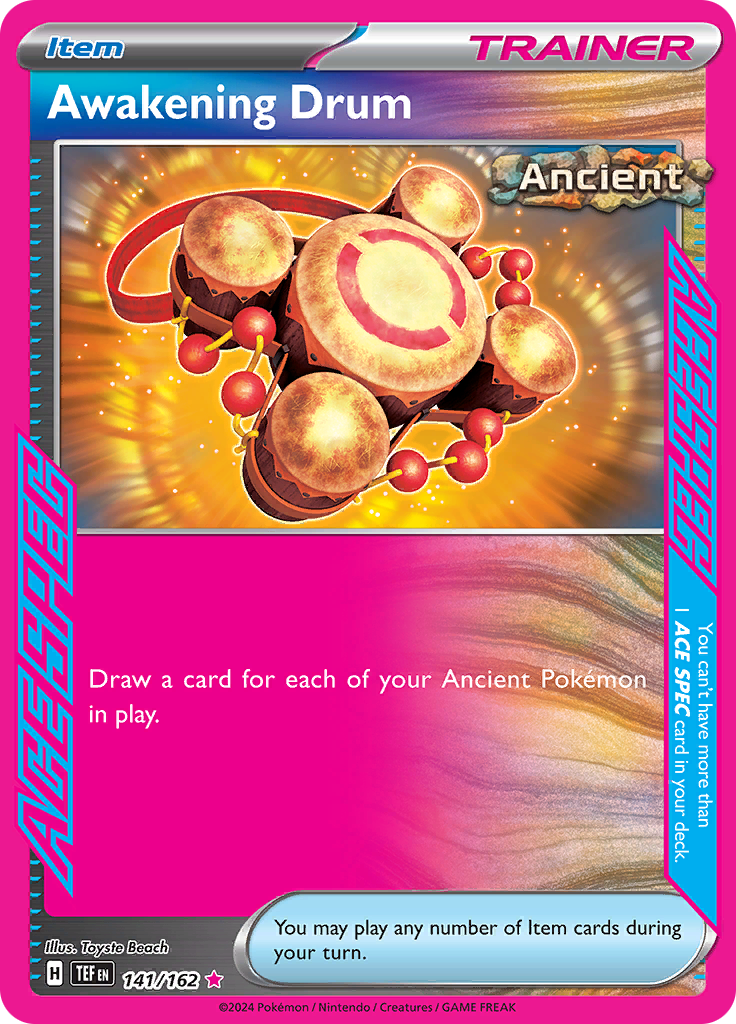 Awakening Drum - #141/162 - Pokémon Scarlet & Violet - Temporal Forces