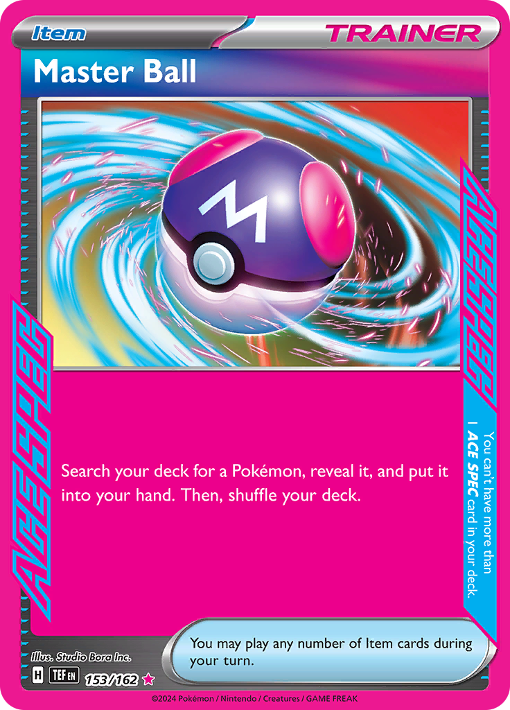 Master Ball - #153/162 - Pokémon Scarlet & Violet - Temporal Forces
