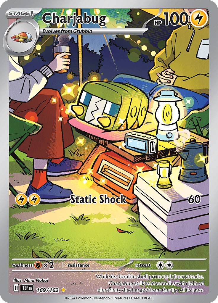 Charjabug - #169/162 - Pokémon Scarlet & Violet - Temporal Forces