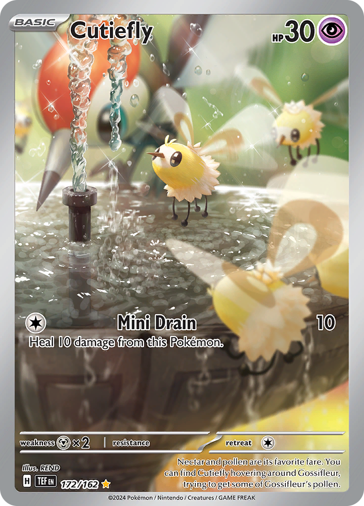Cutiefly - #172/162 - Pokémon Scarlet & Violet - Temporal Forces