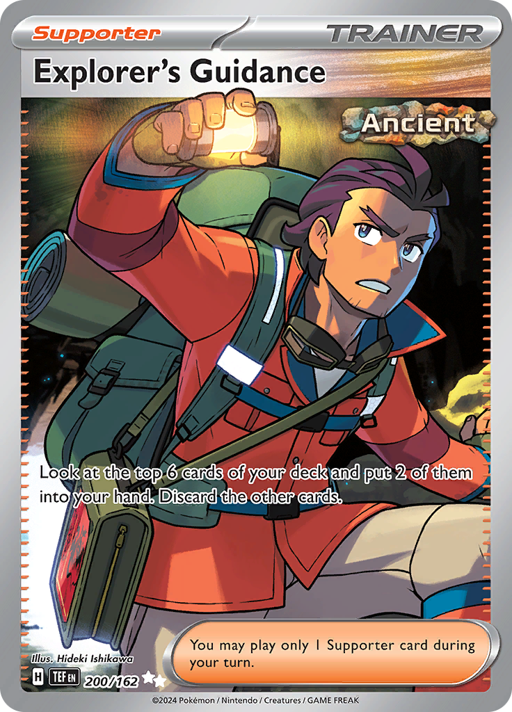 Explorer's Guidance - #200/162 - Pokémon Scarlet & Violet - Temporal Forces