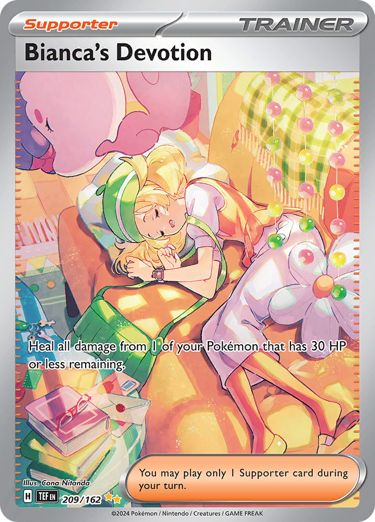 Bianca's Devotion - #209/162 - Pokémon Scarlet & Violet - Temporal Forces