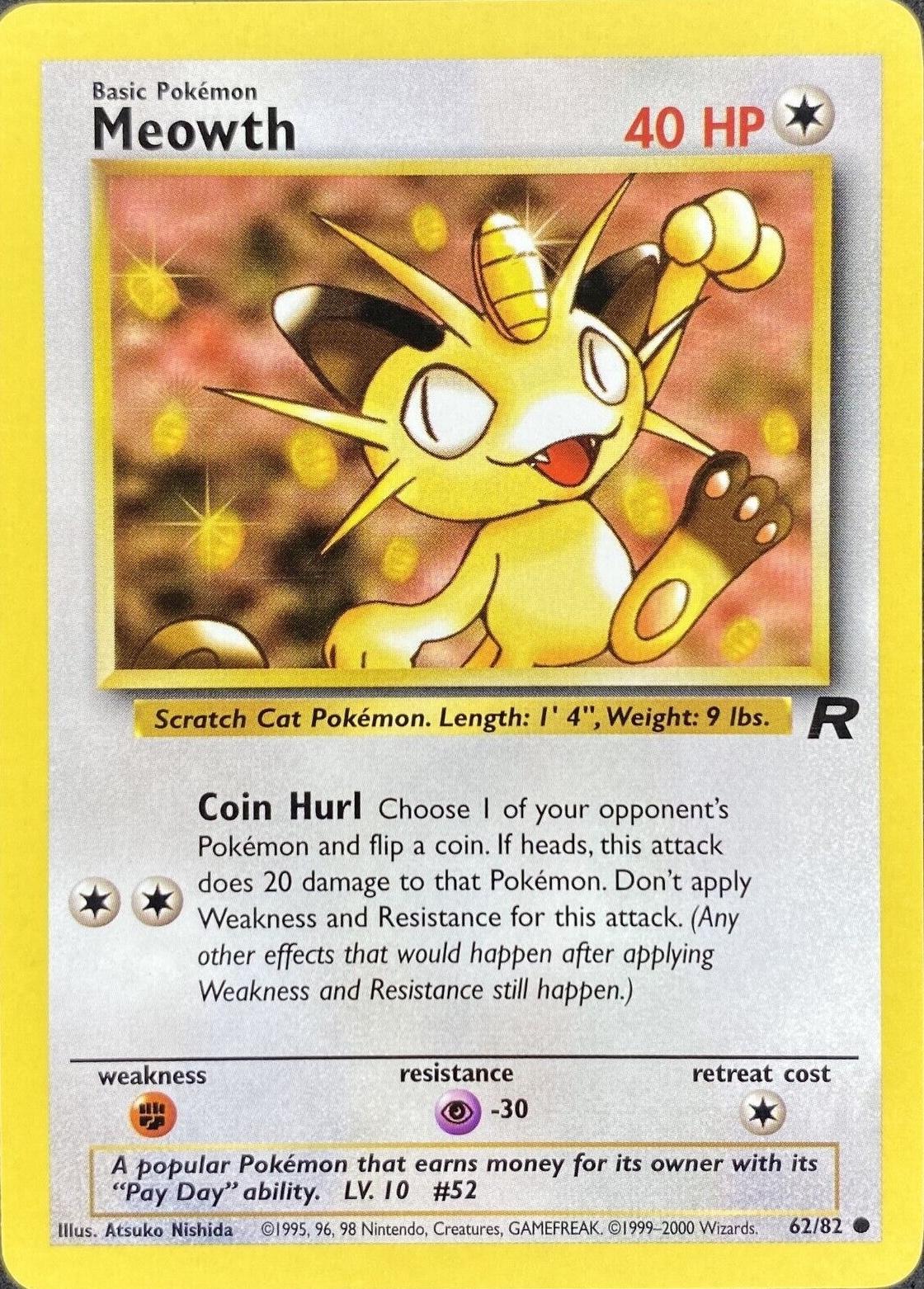 Mewoth - #62/82 - Pokémon Base - Team Rocket