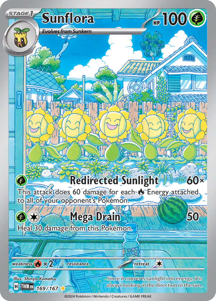 Sunflora - #169/167 - Pokémon Scarlet & Violet - Twilight Masquerade