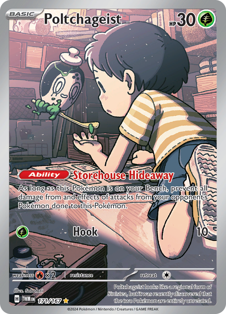 Poltchageist - #171/167 - Pokémon Scarlet & Violet - Twilight Masquerade