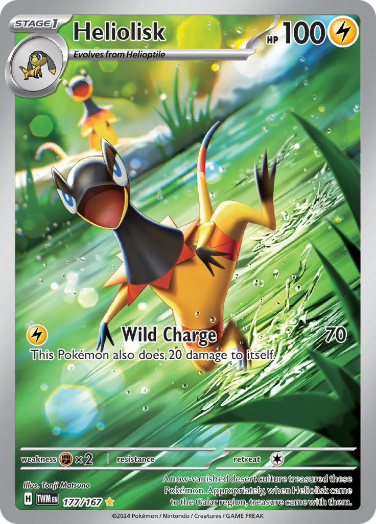 Heliolisk - #177/167 - Pokémon Scarlet & Violet - Twilight Masquerade