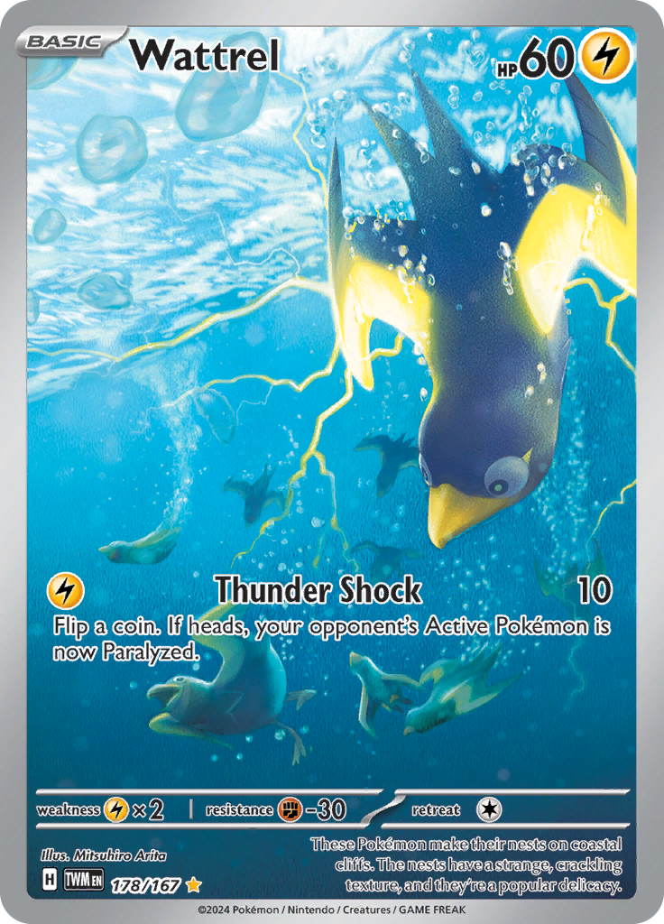 Wattrel - #178/167 - Pokémon Scarlet & Violet - Twilight Masquerade