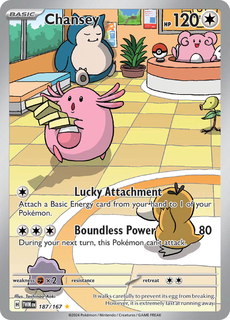 Chansey - #187/167 - Pokémon Scarlet & Violet - Twilight Masquerade