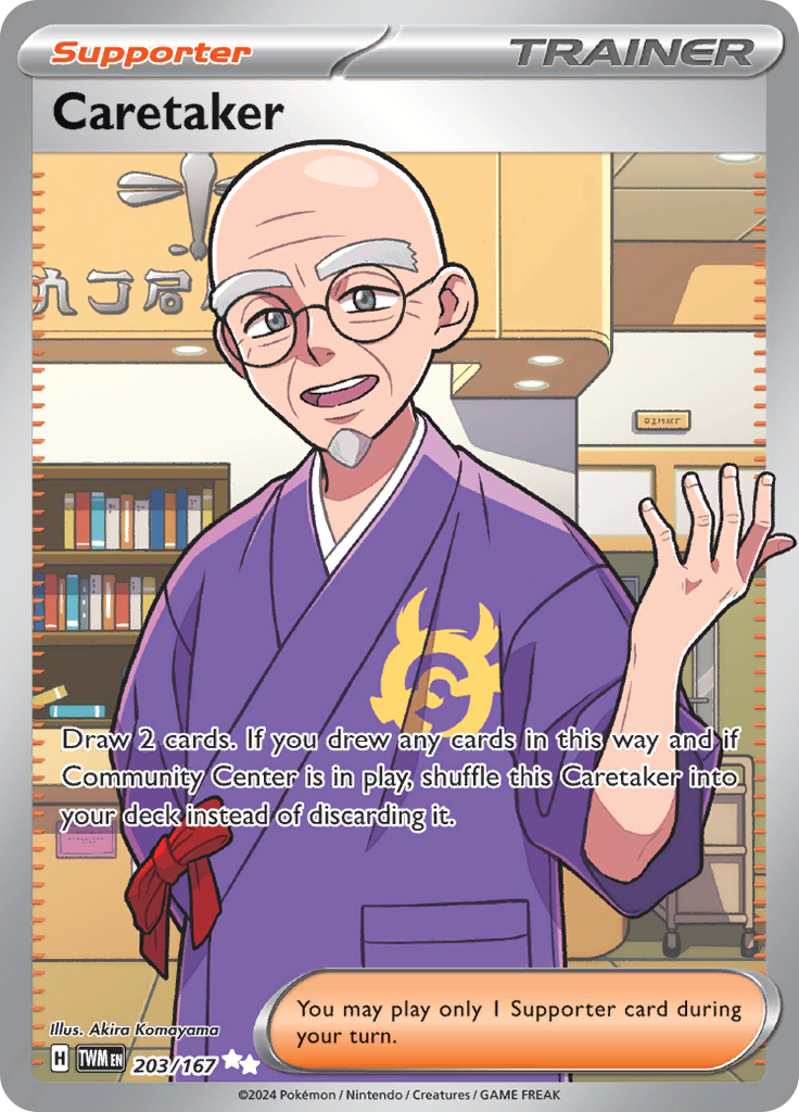 Caretaker - #203/167 - Pokémon Scarlet & Violet - Twilight Masquerade