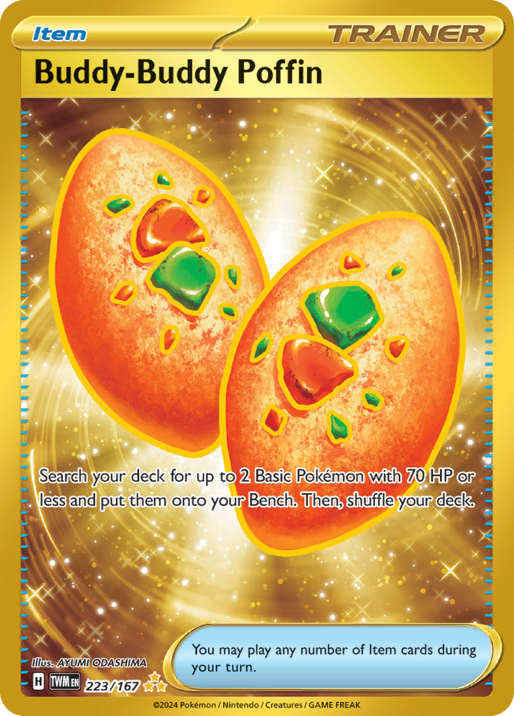 Buddy-Buddy Poffin - #223/167 - Pokémon Scarlet & Violet - Twilight Masquerade