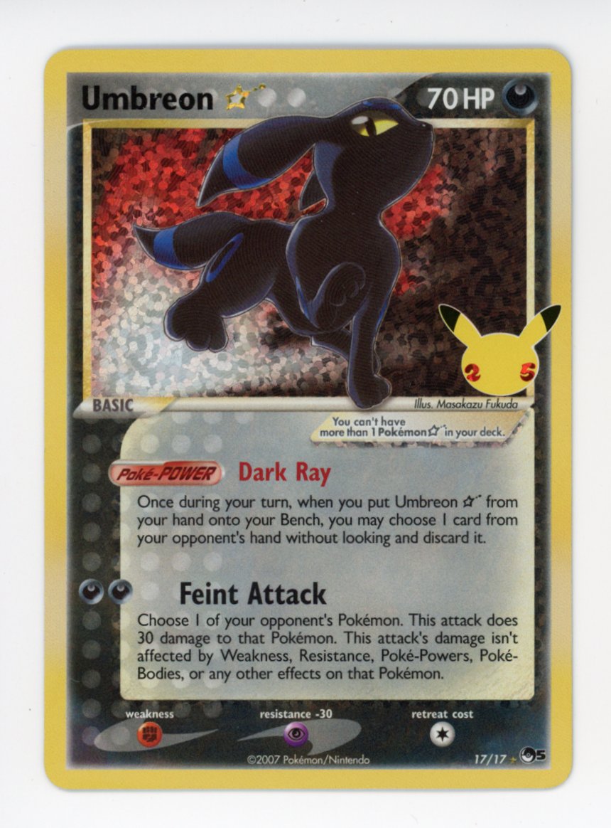 Umbreon - #17/17 - Pokémon Sword & Shield - Celebrations