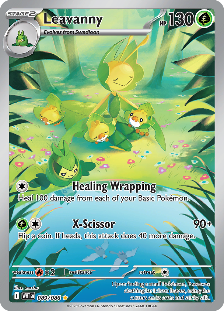 Leavanny - #089/086 - Pokémon Scarlet & Violet - White Flare