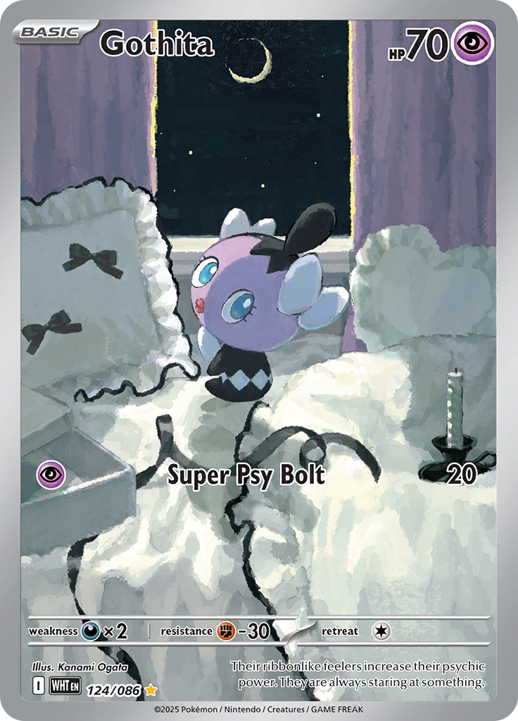 Gothita - #124/086 - Pokémon Scarlet & Violet - White Flare