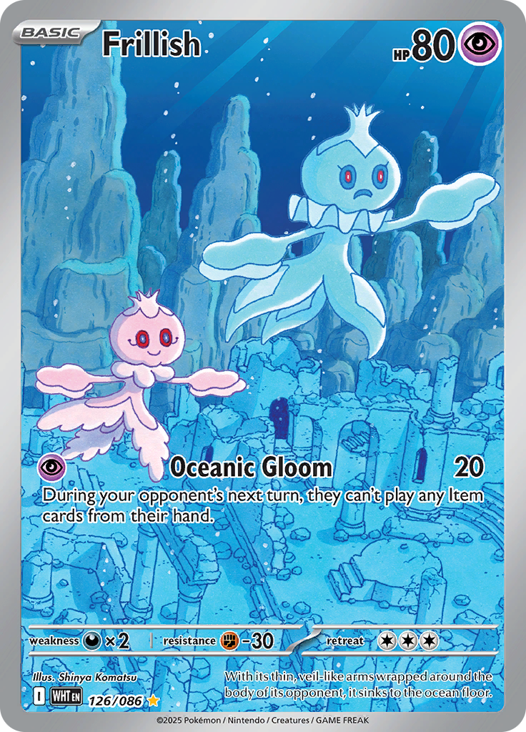 Frillish - #126/086 - Pokémon Scarlet & Violet - White Flare