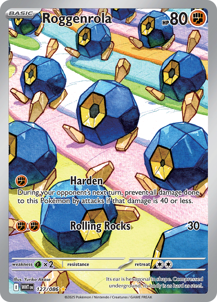 Roggenrola - #127/086 - Pokémon Scarlet & Violet - White Flare