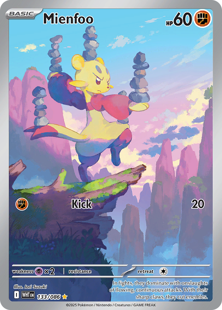 Mienfoo - #133/086 - Pokémon Scarlet & Violet - White Flare