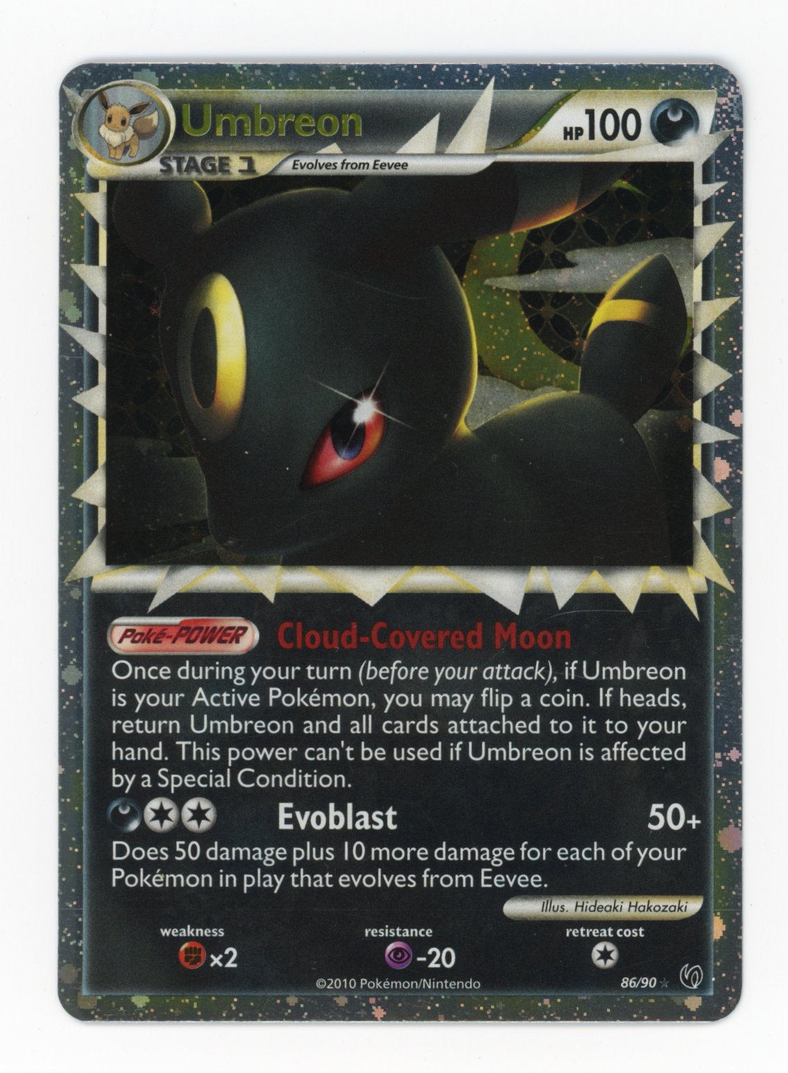 Umbreon - #86/90 - Pokémon HeartGold & SoulSilver - Undaunted
