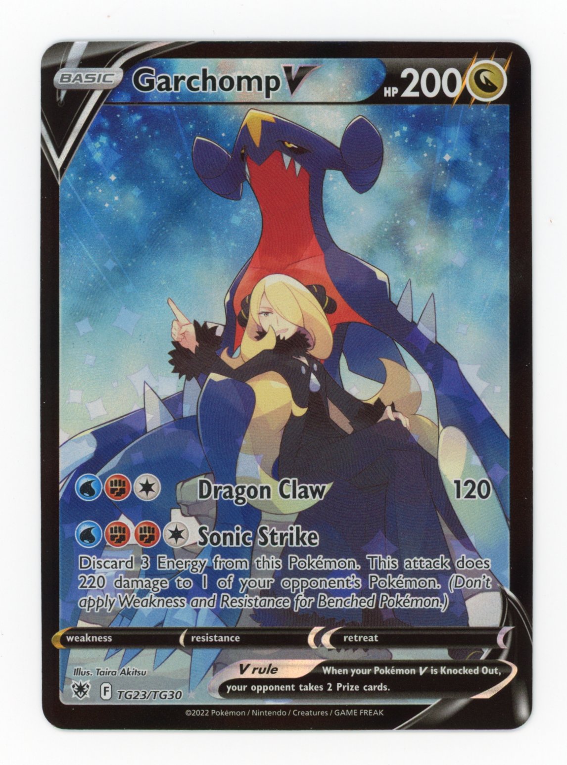 Garchomp V - #TG23/TG30 - Pokémon Sword & Shield - Astral Radiance