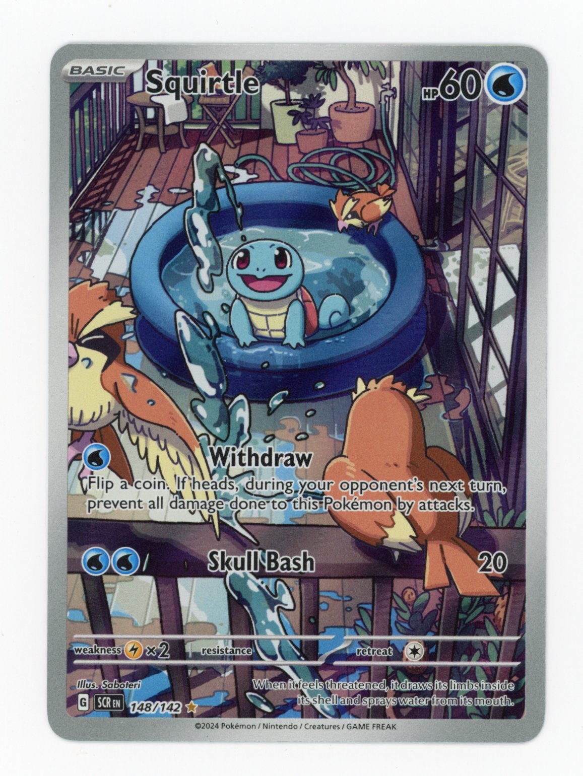 Squirtle - #148/142 - Pokémon Scarlet & Violet - Stellar Crown