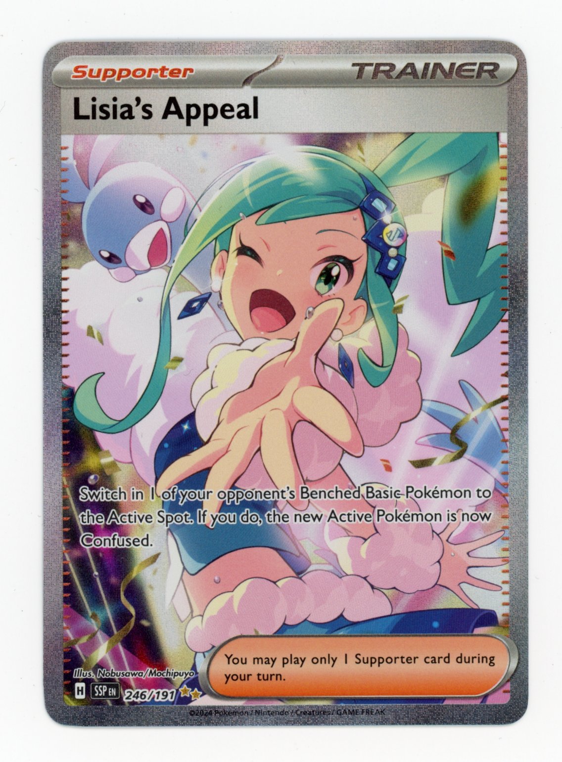 Lisia's Appeal - #246/191 - Pokémon Scarlet & Violet - Surging Sparks