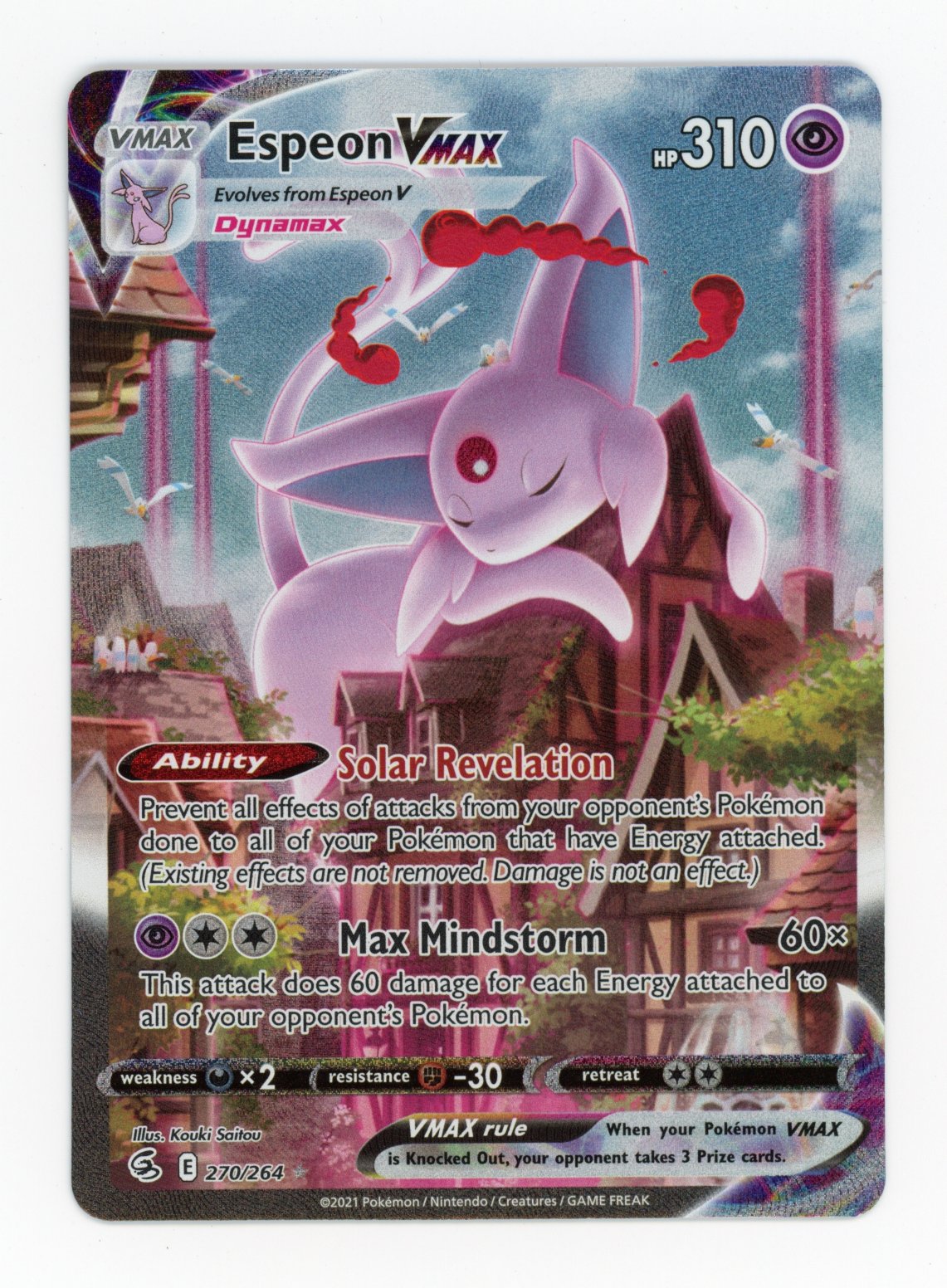Espeon VMAX - #270/264 - Pokémon Sword & Shield - Fusion Strike