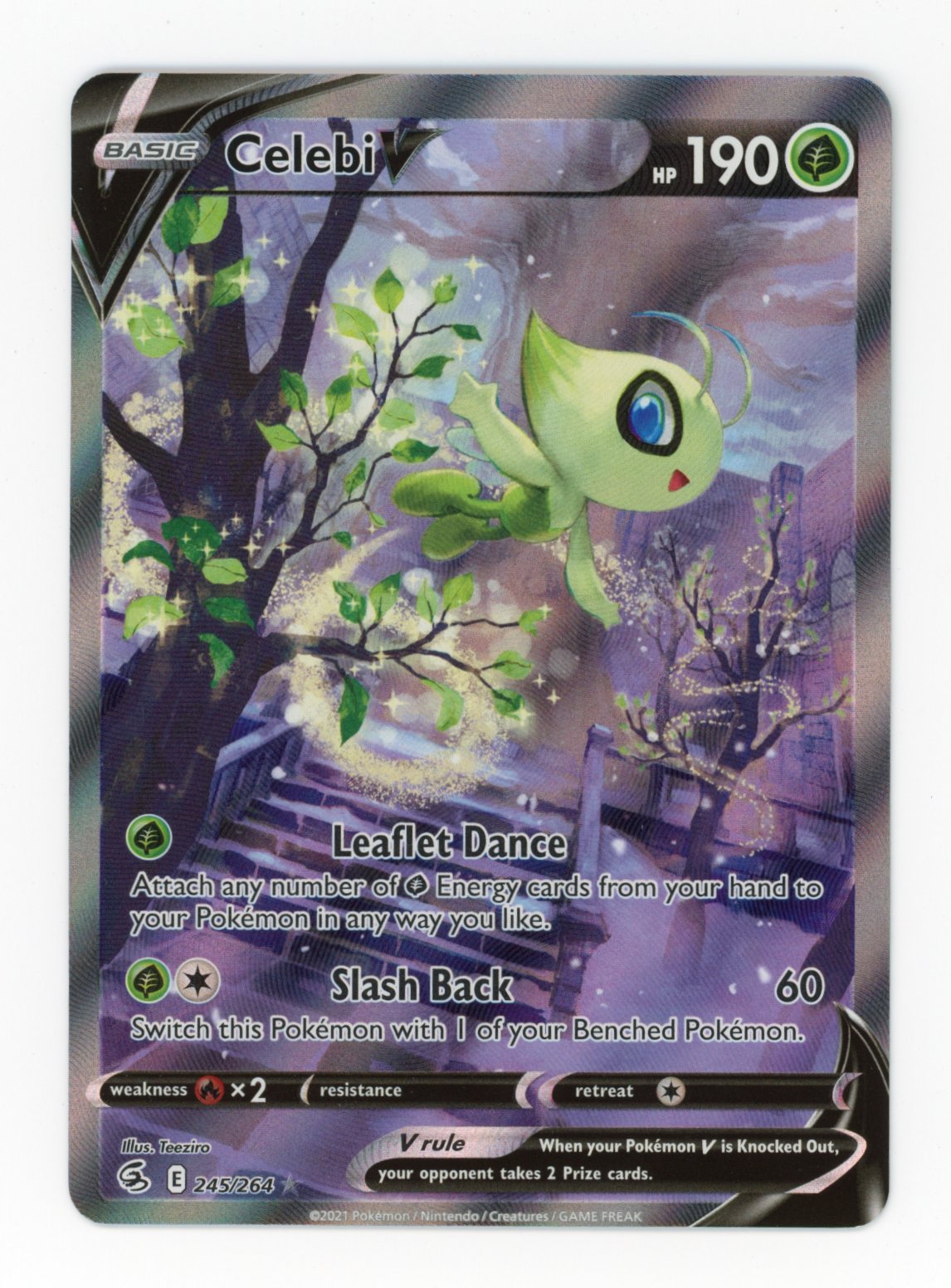 Celebi V - #245/264 - Pokémon Sword & Shield - Fusion Strike