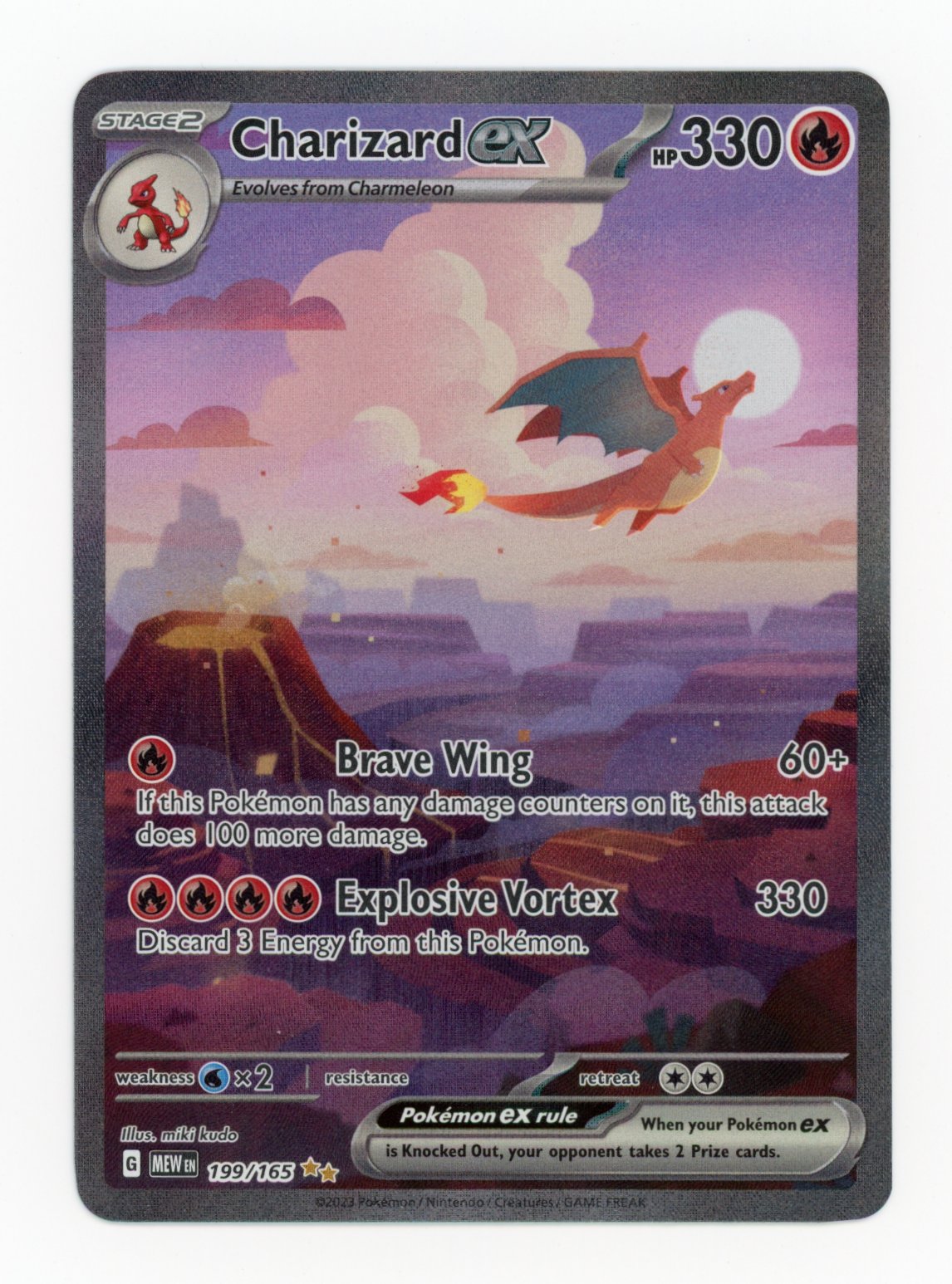 Charizard ex - #199/165 - Pokémon Scarlet & Violet - 151