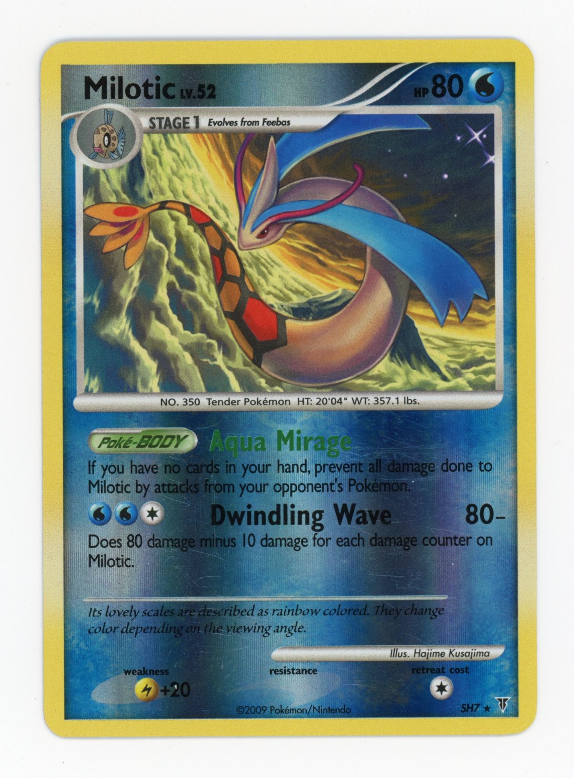 Milotic - #SH7 - Pokémon Platinum - Supreme Victors