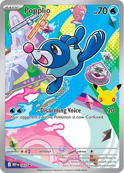 Popplio - #MEP045 - Pokémon Mega Evolution - Promo