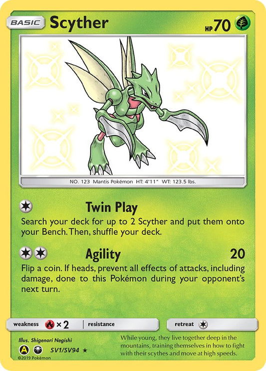 Scyther - #SV1/SV94 - Pokémon Sun & Moon - Hidden Fates