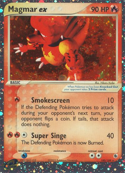 Magmar ex - #100/109 - Pokémon EX Series - EX Ruby & Sapphire