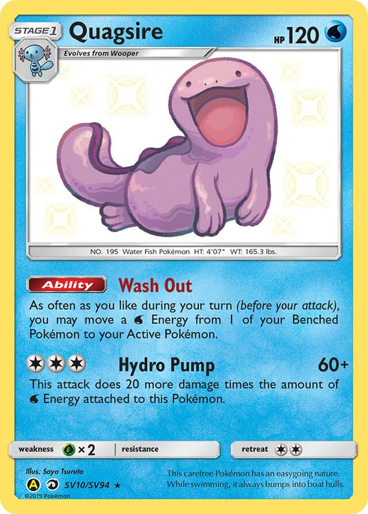 Quagsire - #SV10/SV94 - Pokémon Sun & Moon - Hidden Fates