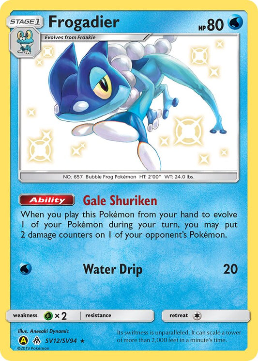 Frogadier - #SV12/SV94 - Pokémon Sun & Moon - Hidden Fates