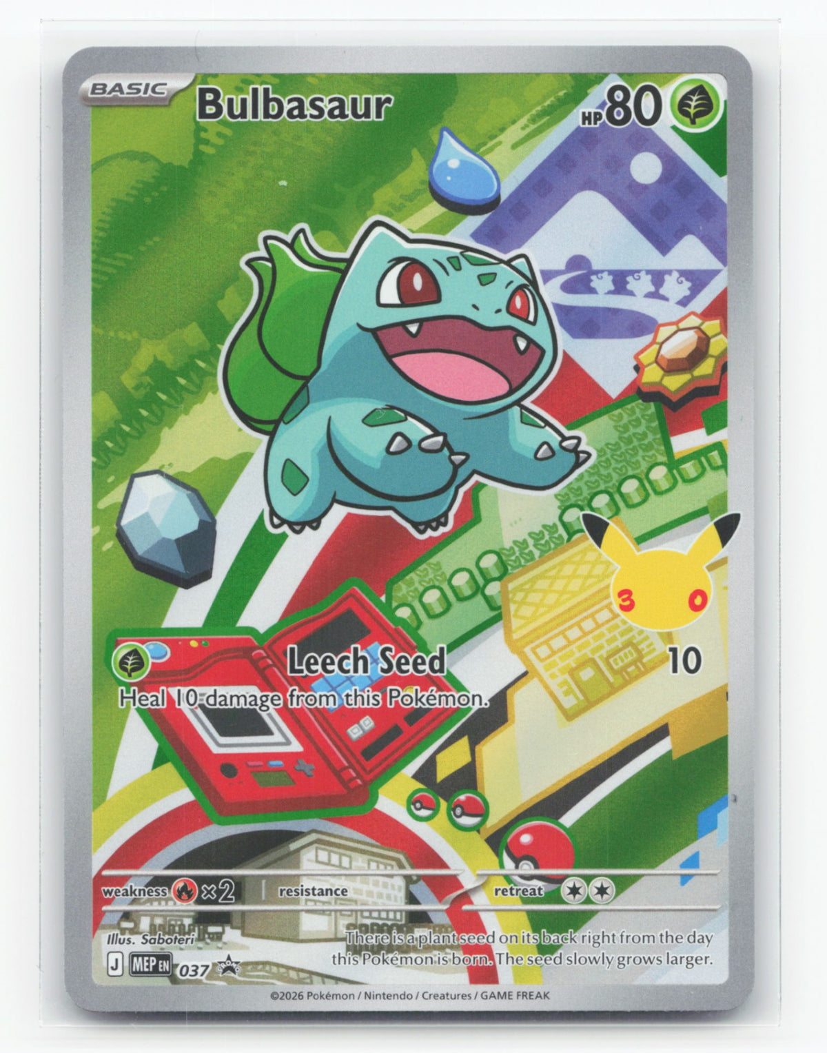 Bulbasaur 037 - Mega Evolution Black Star Promos