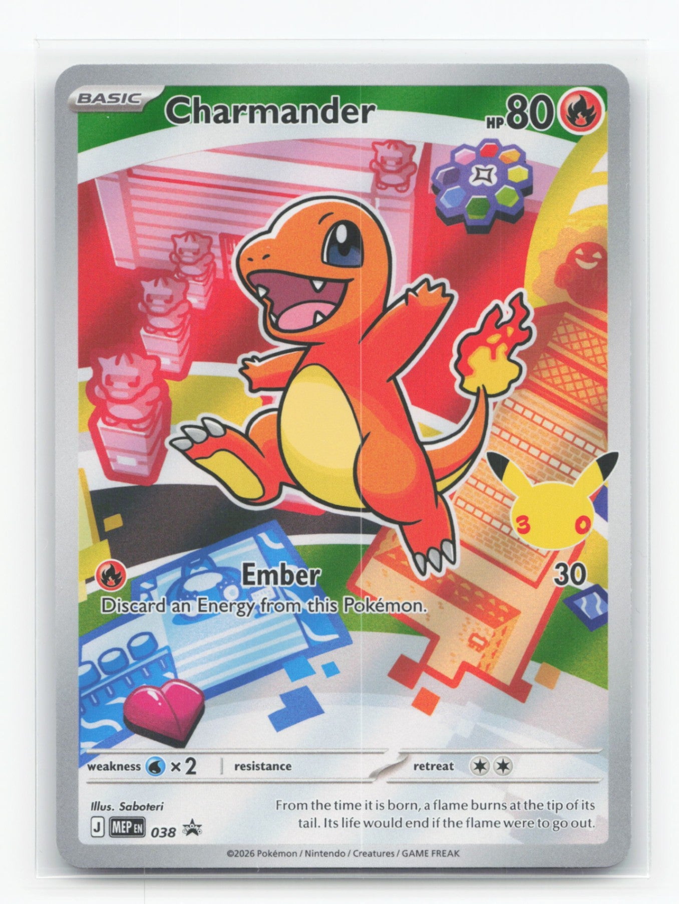 Charmander 038 - Mega Evolution Black Star Promos