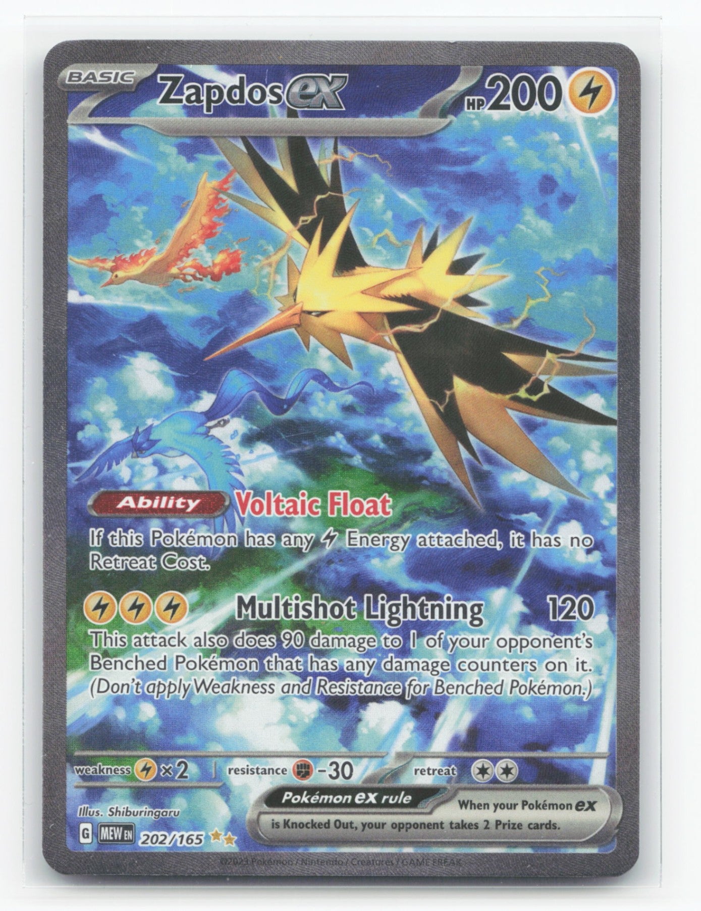 Zapdos ex 202/165 - 151