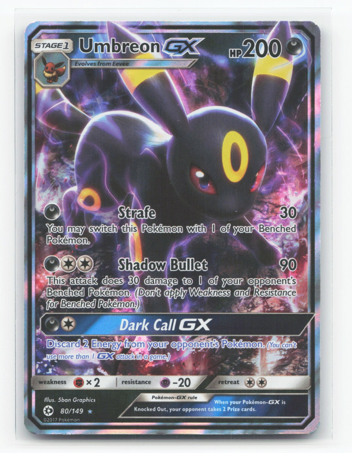 Umbreon-GX 80/149 - Sun & Moon