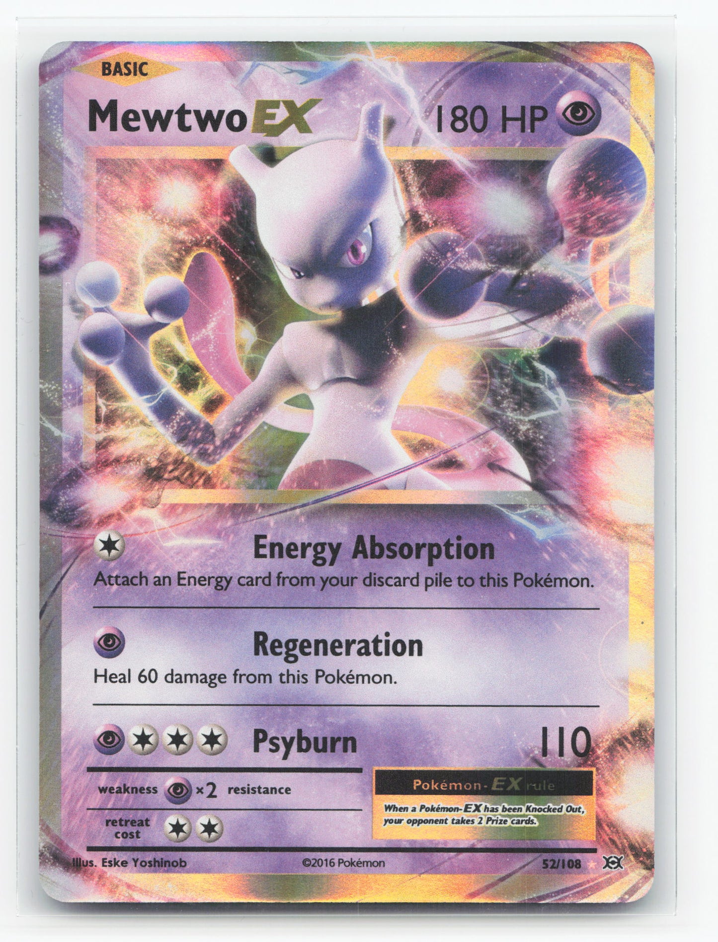 Mewtwo-EX 52/108 - Evolutions