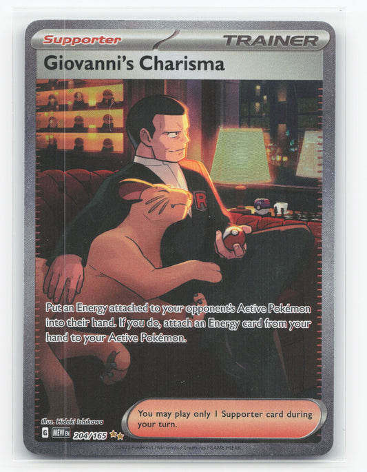 Giovanni's Charisma 204/165 - 151