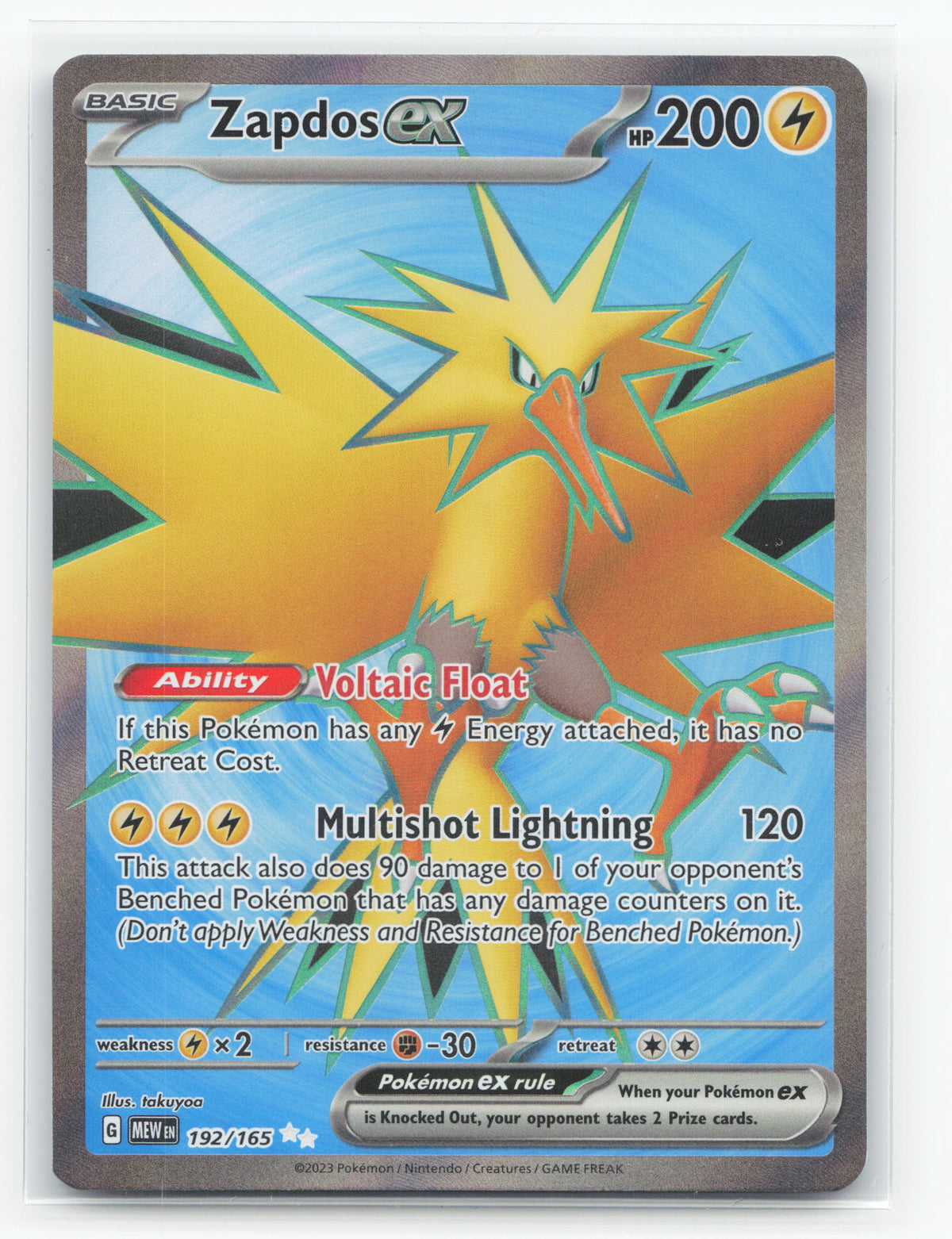 Zapdos ex 192/165 - 151