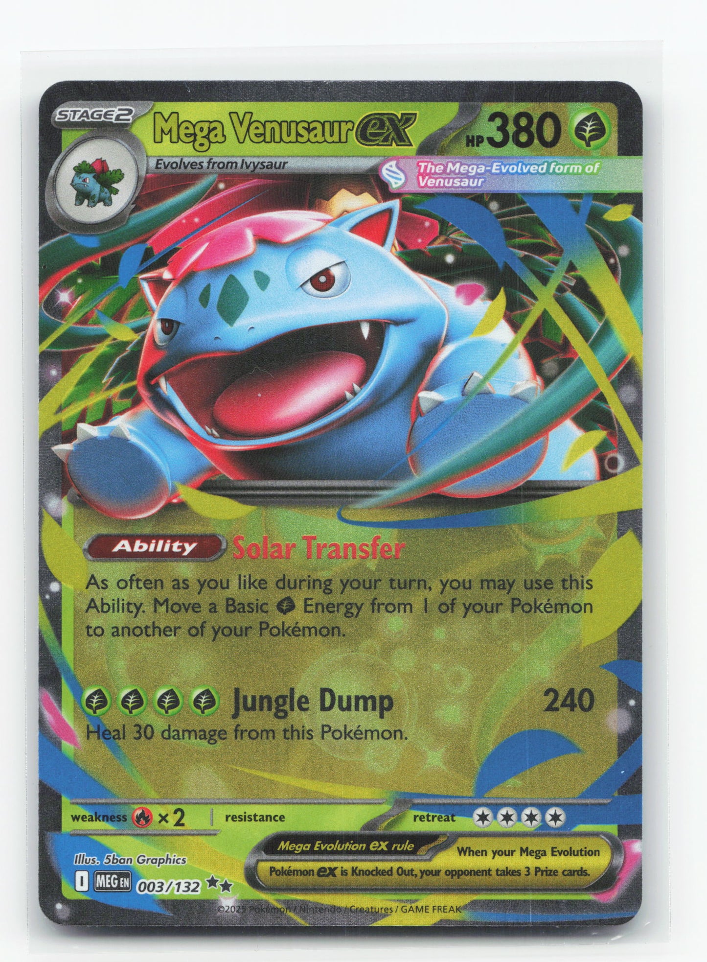 Mega Venusaur ex 003/132 - Mega Evolution