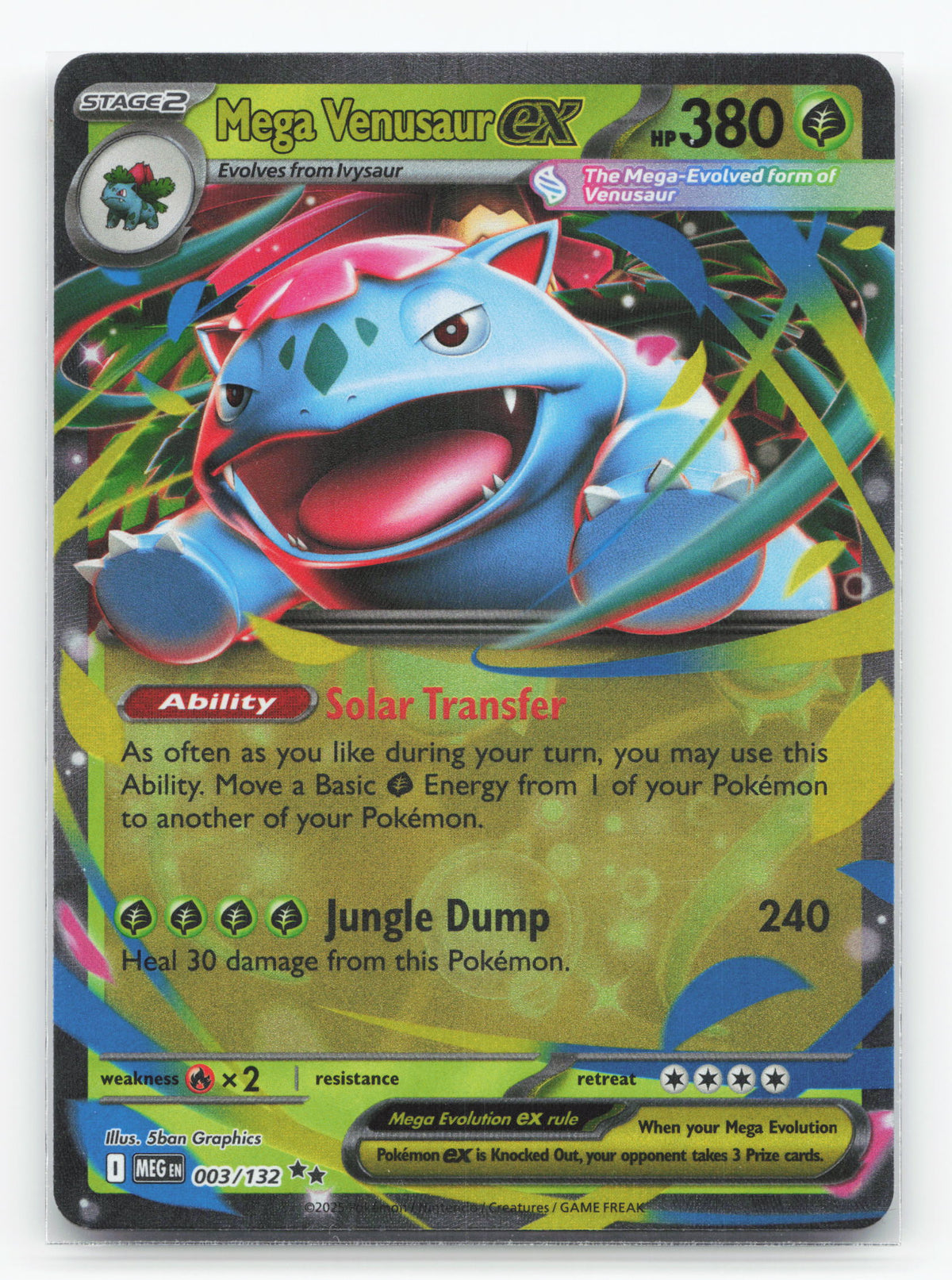 Mega Venusaur ex 003/132 - Mega Evolution