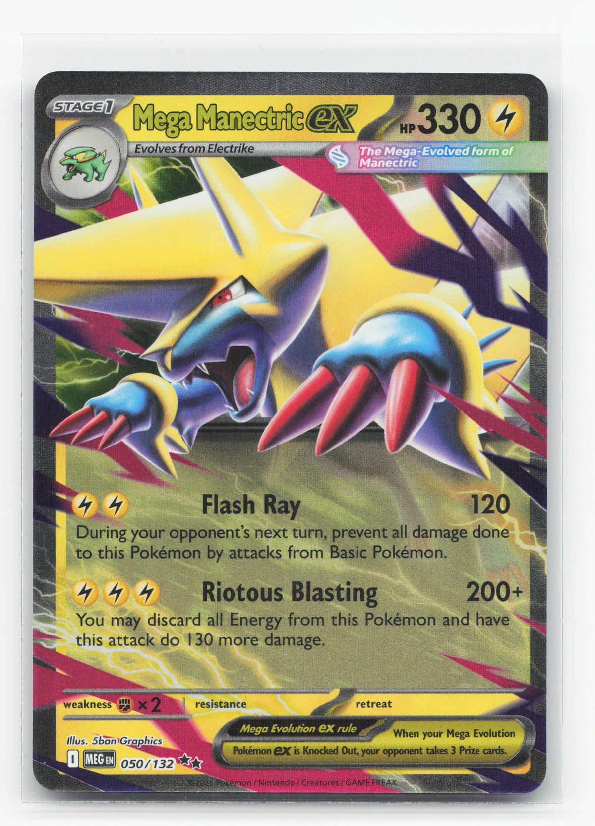 Mega Manectric ex 050/132 - Mega Evolution